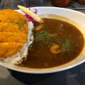 カツカレー - 実際訪問したユーザーが直接撮影して投稿した西五反田カレーエビスカレーワークス 五反田店の写真のメニュー情報