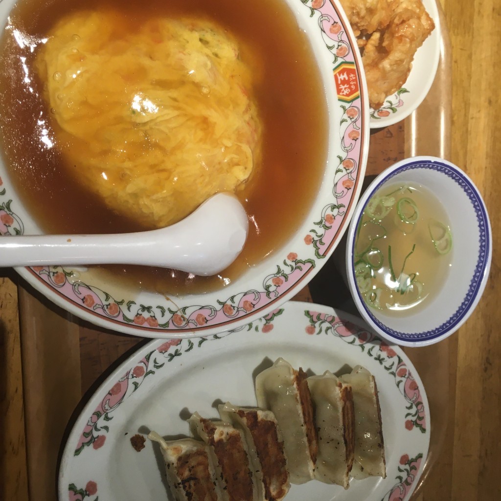 ユーザーが投稿した天津飯定食の写真 - 実際訪問したユーザーが直接撮影して投稿した新橋町餃子餃子の王将 門真店の写真