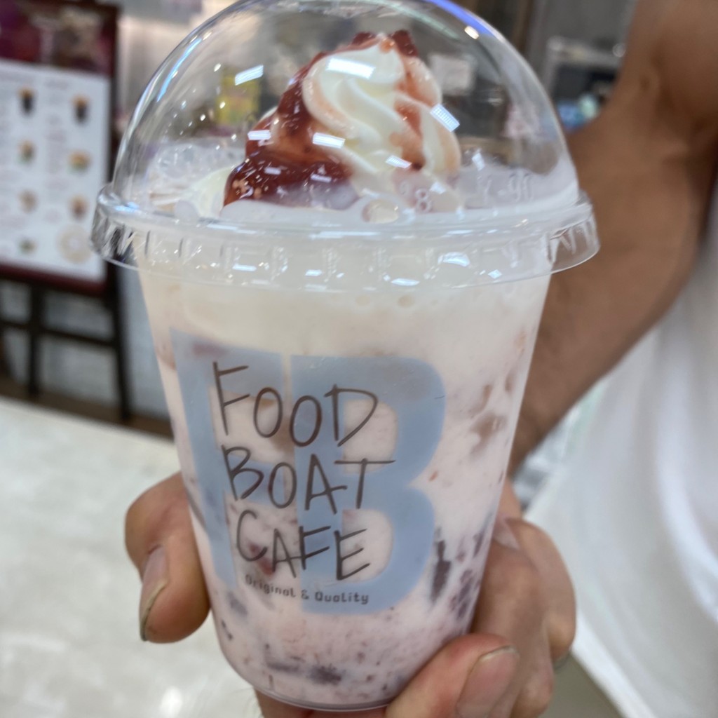ユーザーが投稿した飲むわらび餅 いちごの写真 - 実際訪問したユーザーが直接撮影して投稿した高萩町スイーツフードボート カフェの写真