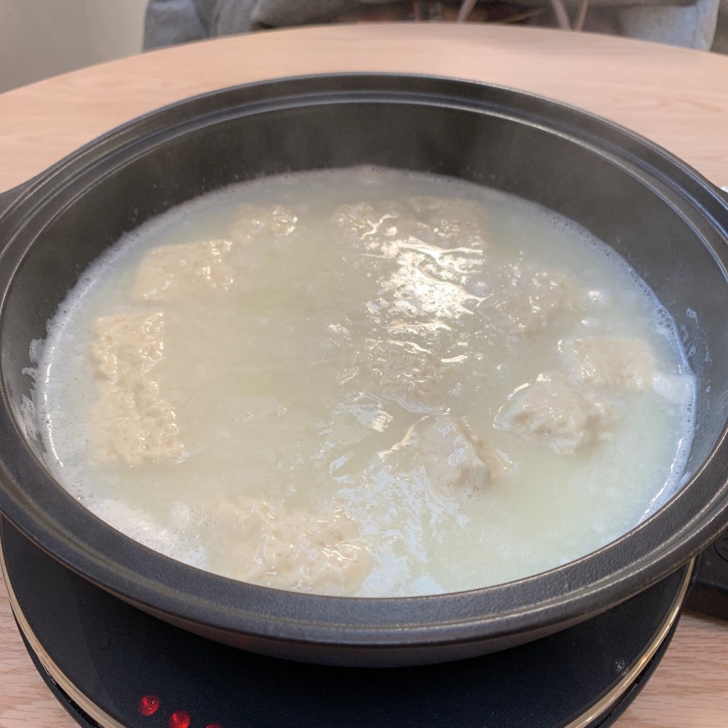 ユーザーが投稿した温泉湯豆腐御膳の写真 - 実際訪問したユーザーが直接撮影して投稿した武雄町大字武雄豆腐料理佐嘉平川屋 武雄温泉本店の写真