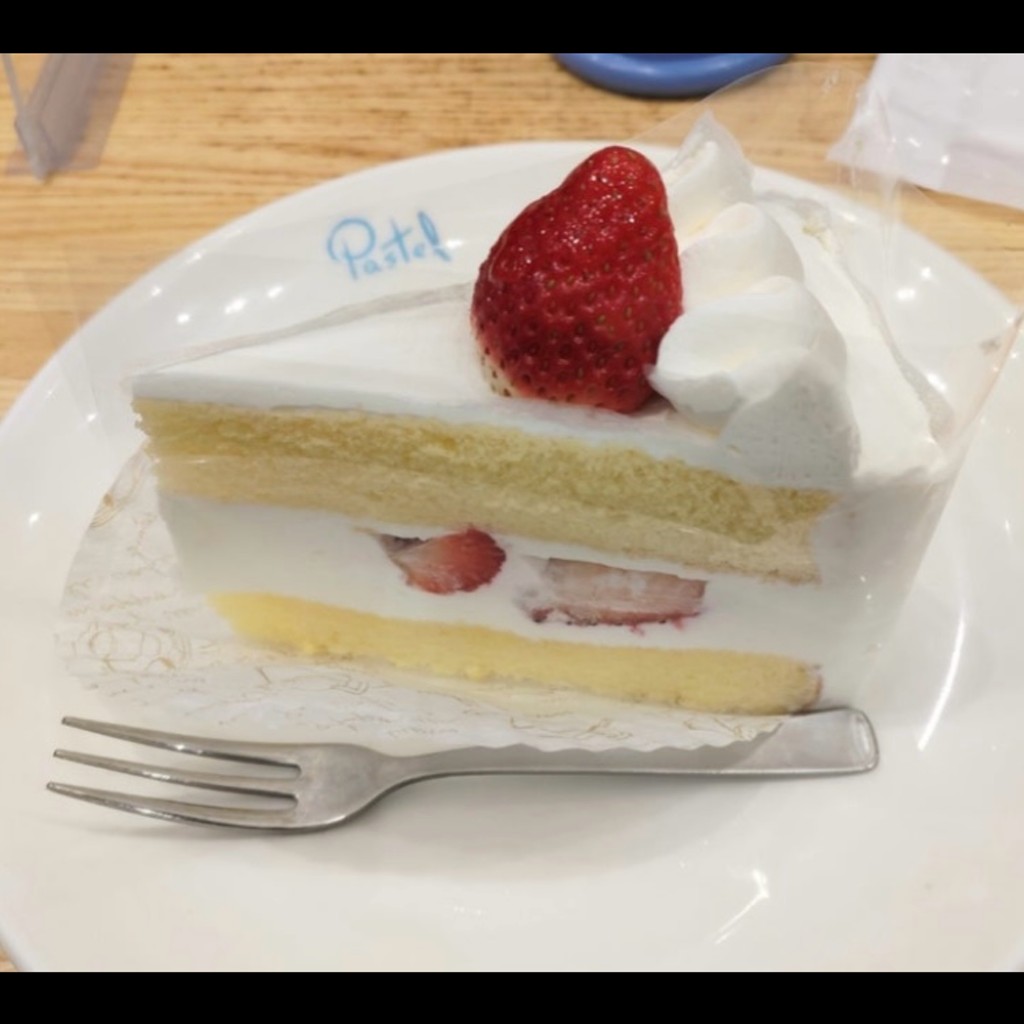ユーザーが投稿したイチゴのショートケーキの写真 - 実際訪問したユーザーが直接撮影して投稿した金山スイーツパステル アスナル金山店の写真