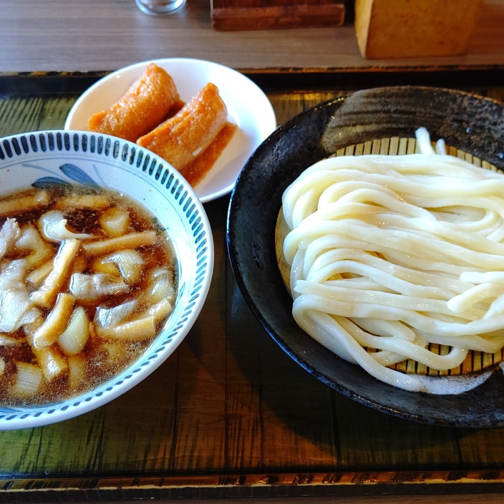 ユーザーが投稿した肉つけ汁うどんの写真 - 実際訪問したユーザーが直接撮影して投稿した鎌取町うどんかまど 鎌取店の写真