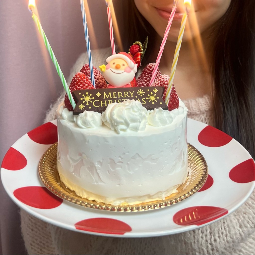 ユーザーが投稿したクリスマスケーキの写真 - 実際訪問したユーザーが直接撮影して投稿した北野添ケーキPatisserie Aimerの写真