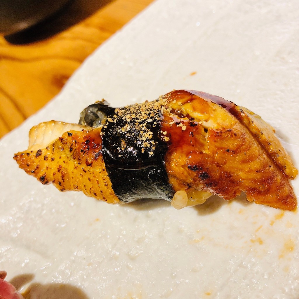 ユーザーが投稿したうなぎ握りの写真 - 実際訪問したユーザーが直接撮影して投稿した北長狭通寿司鮨ななおの写真