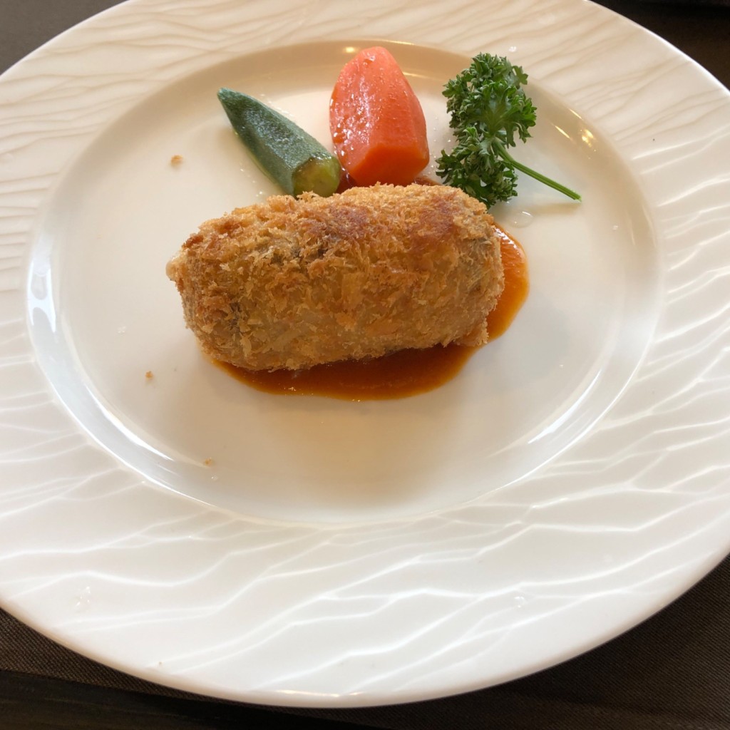 ユーザーが投稿したカニコロッケの写真 - 実際訪問したユーザーが直接撮影して投稿した上野洋食黒船亭の写真