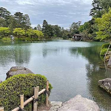 実際訪問したユーザーが直接撮影して投稿した兼六町地域名所兼六園 雁行橋の写真