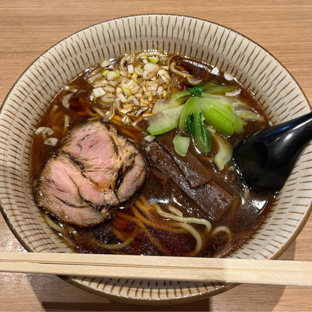 ユーザーが投稿した黒濃ラーメンの写真 - 実際訪問したユーザーが直接撮影して投稿した東金町中華料理しゅうまい屋の写真