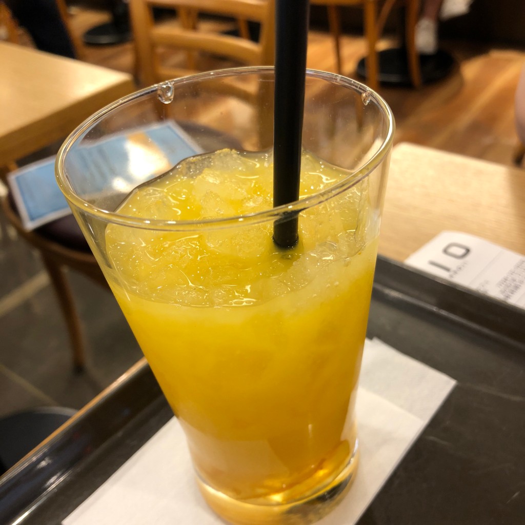 ユーザーが投稿した柚子オレンジの写真 - 実際訪問したユーザーが直接撮影して投稿した悲田院町カフェサンマルクカフェ 南海天王寺店の写真