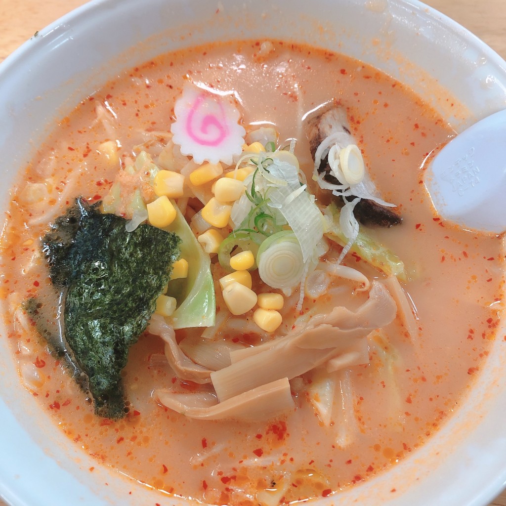 ユーザーが投稿した辛みそラーメンの写真 - 実際訪問したユーザーが直接撮影して投稿した鬼怒川温泉大原ラーメン / つけ麺ラーメン 八海山の写真