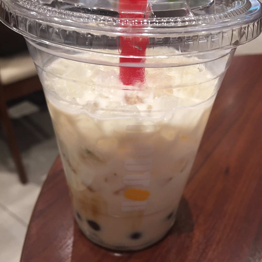 ユーザーが投稿したタピオカ黒糖ミルクの写真 - 実際訪問したユーザーが直接撮影して投稿した中央カフェドトールコーヒーショップ 仙台駅店の写真