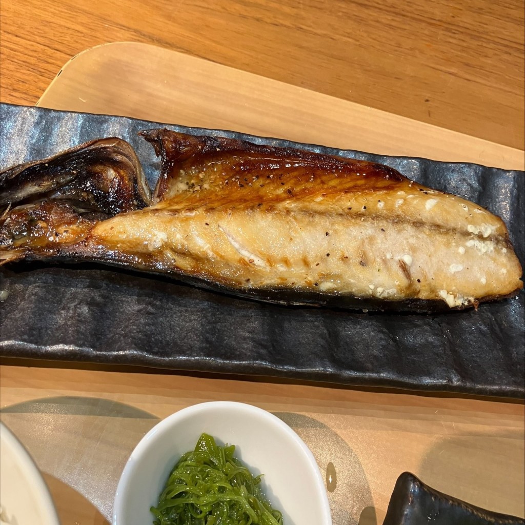 ユーザーが投稿した焼魚定食の写真 - 実際訪問したユーザーが直接撮影して投稿した高島バル / バール湘南バルはなたれ The Fish and Oystersの写真