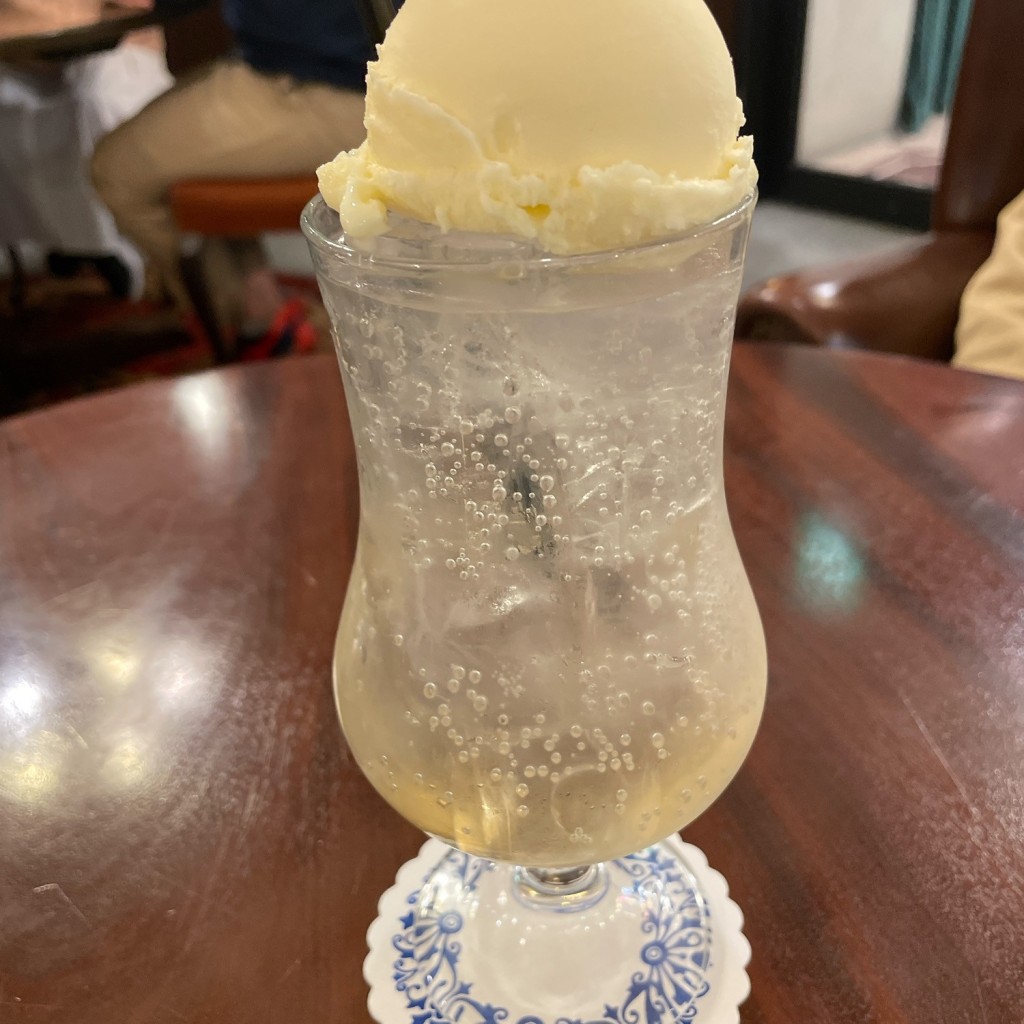 ユーザーが投稿したクリームソーダの写真 - 実際訪問したユーザーが直接撮影して投稿した大須喫茶店喫茶ジェラシーの写真