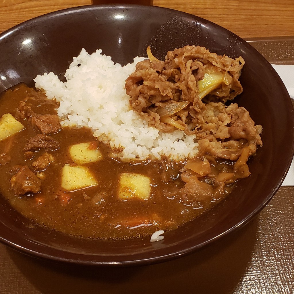 ユーザーが投稿したカレーの写真 - 実際訪問したユーザーが直接撮影して投稿した駅南町牛丼すき家 9号福知山店の写真