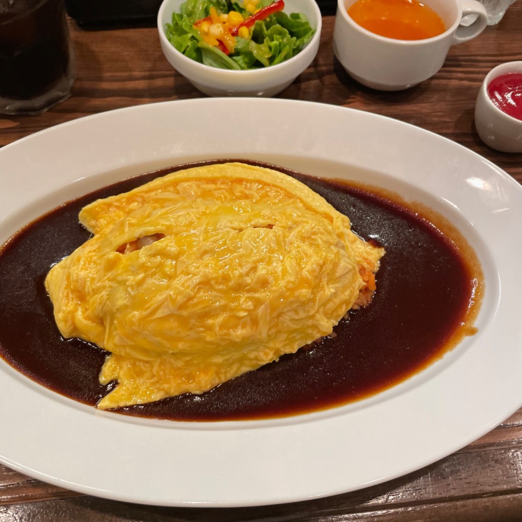 ユーザーが投稿したオムライスの写真 - 実際訪問したユーザーが直接撮影して投稿した桜木町洋食ひいき屋の写真
