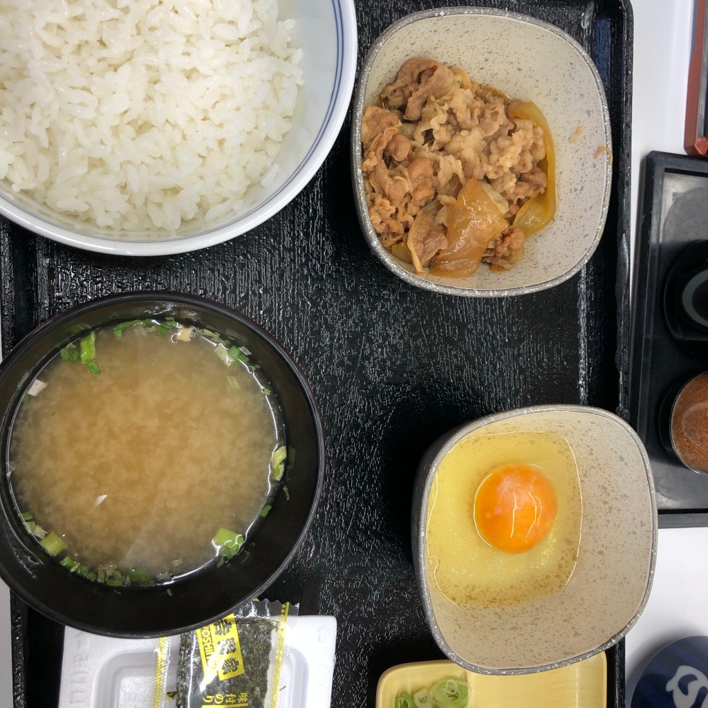 ユーザーが投稿した納豆定食の写真 - 実際訪問したユーザーが直接撮影して投稿した北栄牛丼吉野家 千歳店の写真