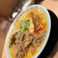 実際訪問したユーザーが直接撮影して投稿した難波中ラーメン / つけ麺大阪牛肉ラーメン わだ 南海難波本店の写真