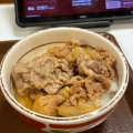 牛丼ミニ - 実際訪問したユーザーが直接撮影して投稿した住吉町牛丼すき家 曙橋店の写真のメニュー情報