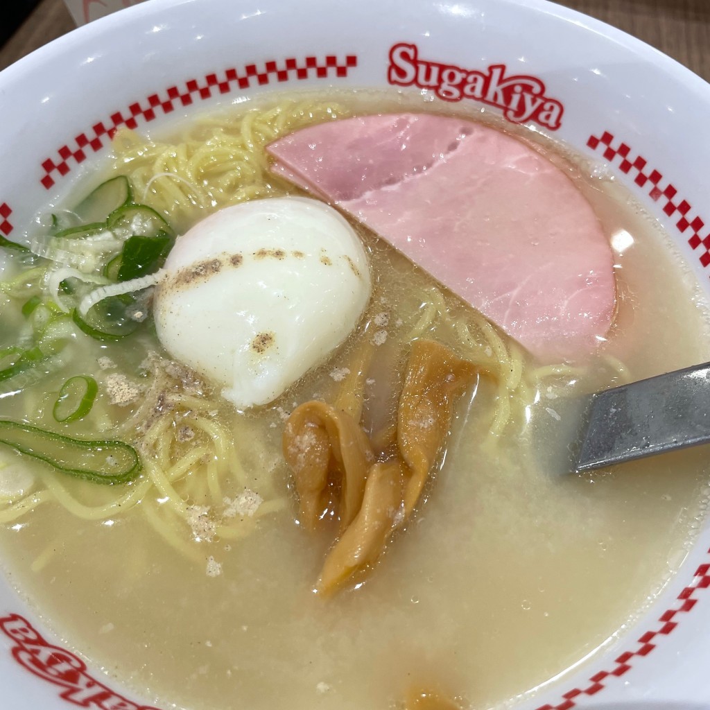 ユーザーが投稿した冷たいラーメンの写真 - 実際訪問したユーザーが直接撮影して投稿した緒川ラーメン専門店スガキヤ 東浦イオンモール店の写真