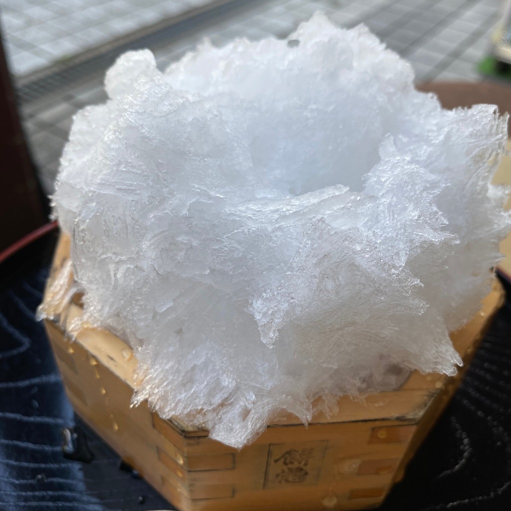 ユーザーが投稿した水まん氷の写真 - 実際訪問したユーザーが直接撮影して投稿した郭町和菓子餅惣の写真