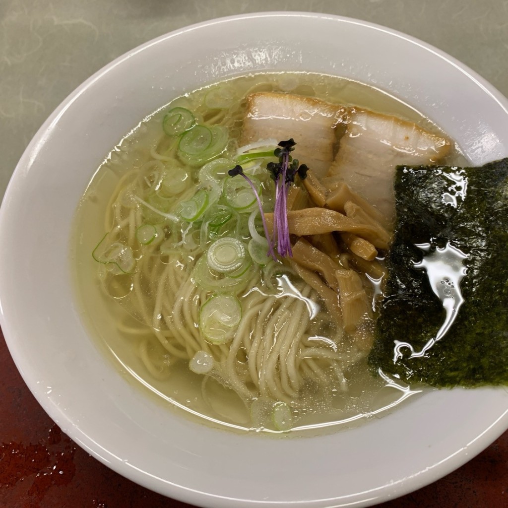 ユーザーが投稿した鶏清麺 トリチンタンの写真 - 実際訪問したユーザーが直接撮影して投稿した市名坂ラーメン / つけ麺らぁー麺食堂嫁ごのみの写真