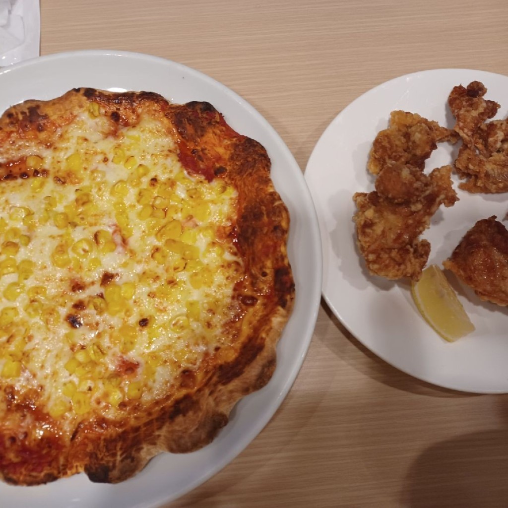ユーザーが投稿したピザ (マヨコーン)の写真 - 実際訪問したユーザーが直接撮影して投稿した旭丘ファミリーレストランガスト 豊中旭丘店の写真