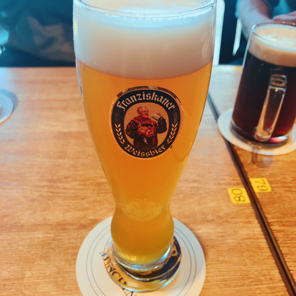 ユーザーが投稿したフランツィスカナーヴァイスビアの写真 - 実際訪問したユーザーが直接撮影して投稿した押上ビアホール世界のビール博物館東京スカイツリータウン・ソラマチ店の写真