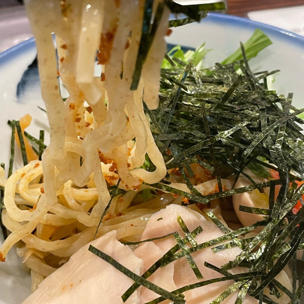 ユーザーが投稿した柚子露つけ麺コロチャー丼セットの写真 - 実際訪問したユーザーが直接撮影して投稿した南幸ラーメン専門店AFURI 横浜ジョイナスの写真