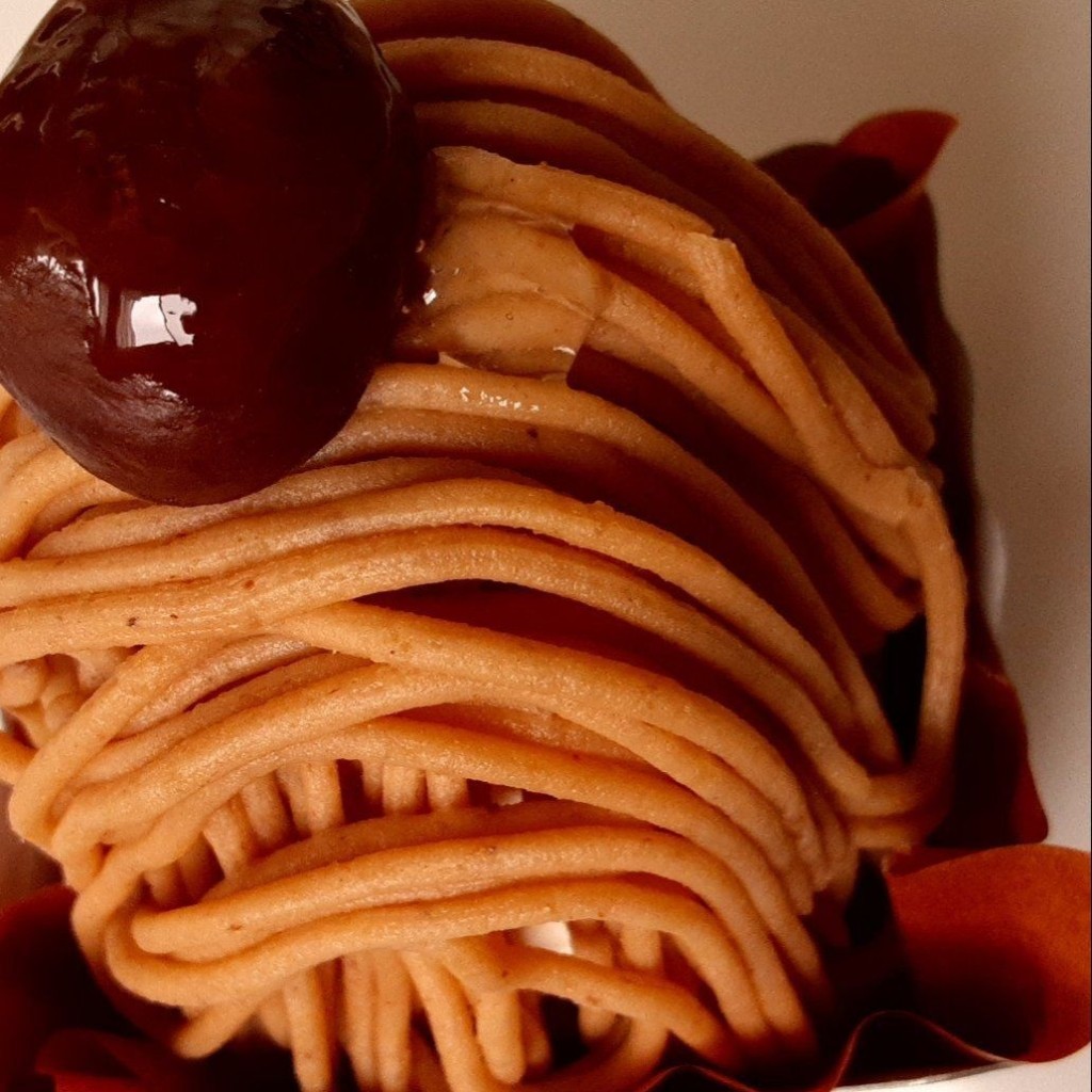 ユーザーが投稿したモンブランの写真 - 実際訪問したユーザーが直接撮影して投稿した百合丘ケーキニコラス洋菓子店の写真