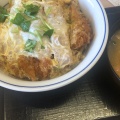 かつ丼(梅) - 実際訪問したユーザーが直接撮影して投稿した上野本とんかつかつや 東松山店の写真のメニュー情報