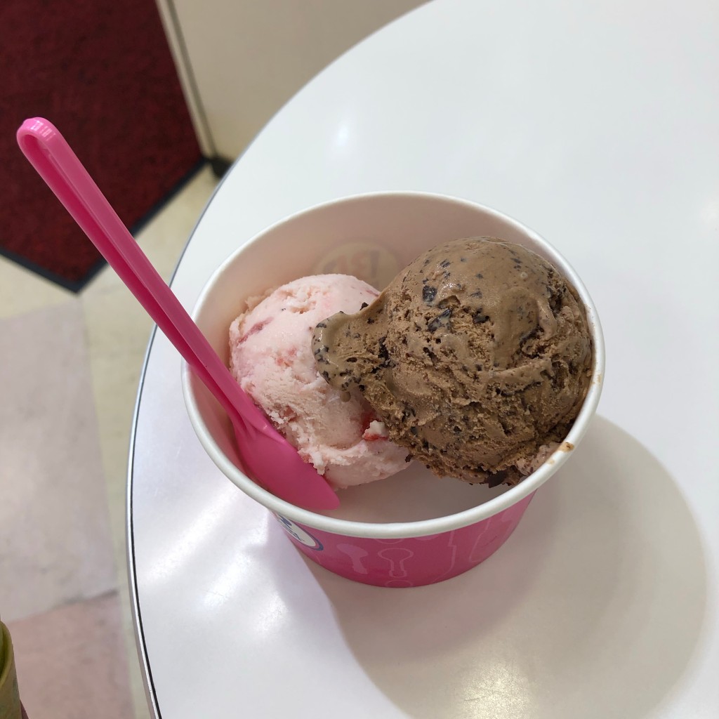 ユーザーが投稿したスモールダブルカップの写真 - 実際訪問したユーザーが直接撮影して投稿した久保田アイスクリームサーティワン プラザハウス店の写真