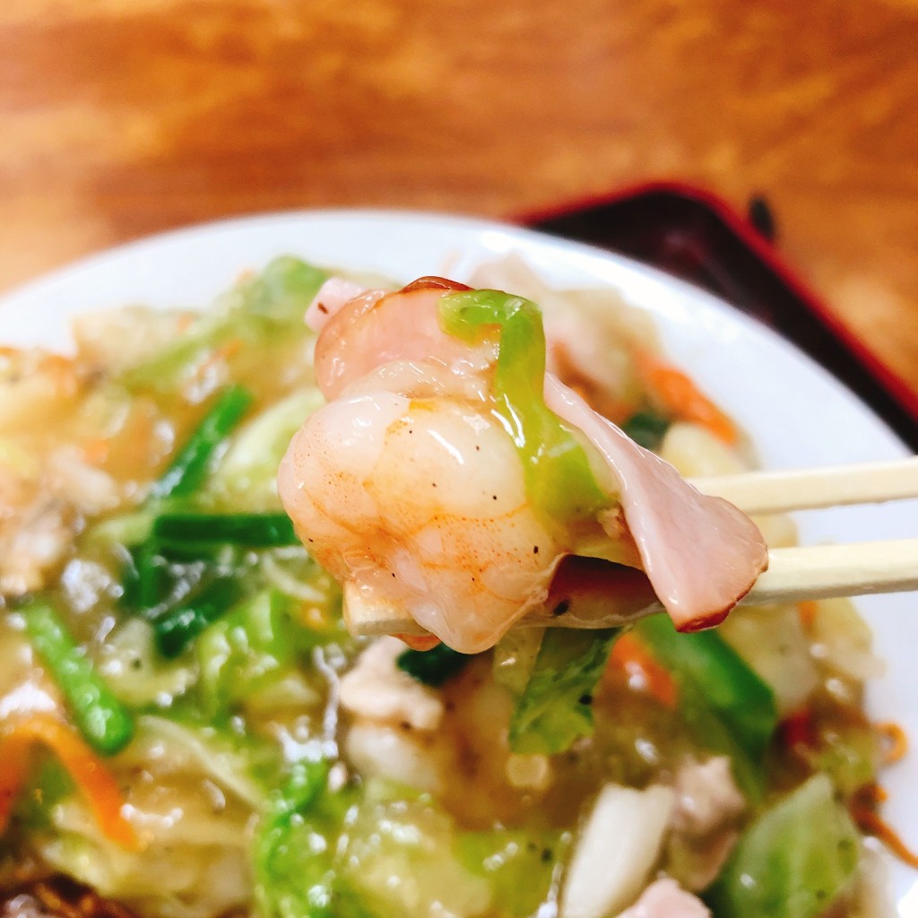 ユーザーが投稿した海鮮焼そばの写真 - 実際訪問したユーザーが直接撮影して投稿した東浅川町定食屋越後屋の写真