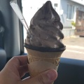 生チョコソフト - 実際訪問したユーザーが直接撮影して投稿した銭函ケーキ海の町の洋菓子店ガトーフレールの写真のメニュー情報