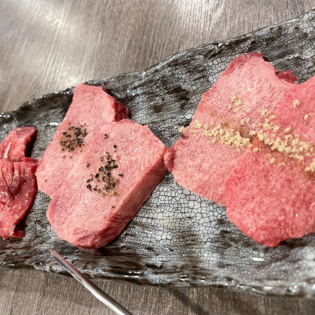 ユーザーが投稿した牛たんづくしの写真 - 実際訪問したユーザーが直接撮影して投稿した宮西町焼肉焼肉家かず 府中店の写真