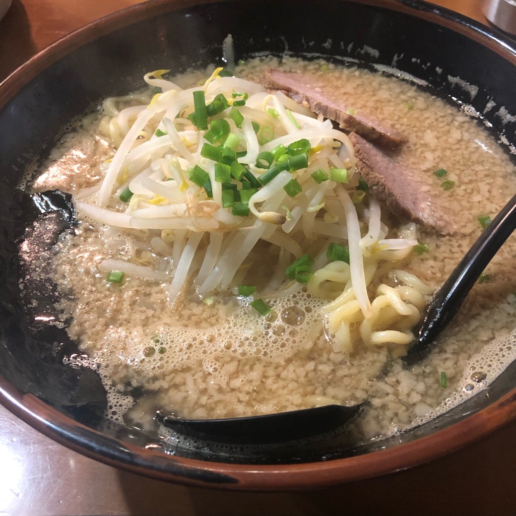 ユーザーが投稿した背脂ラーメンの写真 - 実際訪問したユーザーが直接撮影して投稿した内野町ラーメン / つけ麺さすけの写真