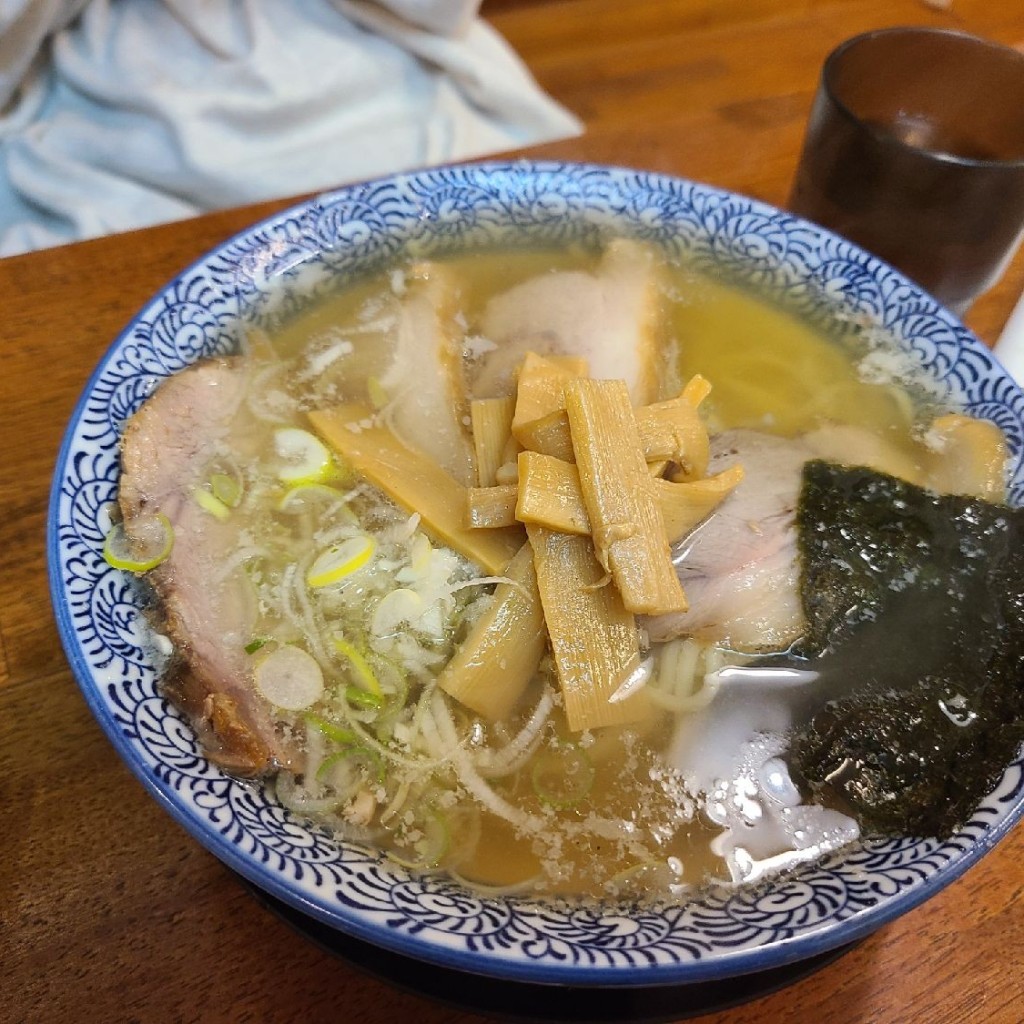 ユーザーが投稿した塩ラーメンの写真 - 実際訪問したユーザーが直接撮影して投稿した中原ラーメン / つけ麺あづまや 本店(国道店)の写真