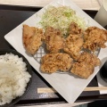 シューシーから揚げ定食 - 実際訪問したユーザーが直接撮影して投稿した田中町鶏料理鳥さく 昭島モリタウン店の写真のメニュー情報