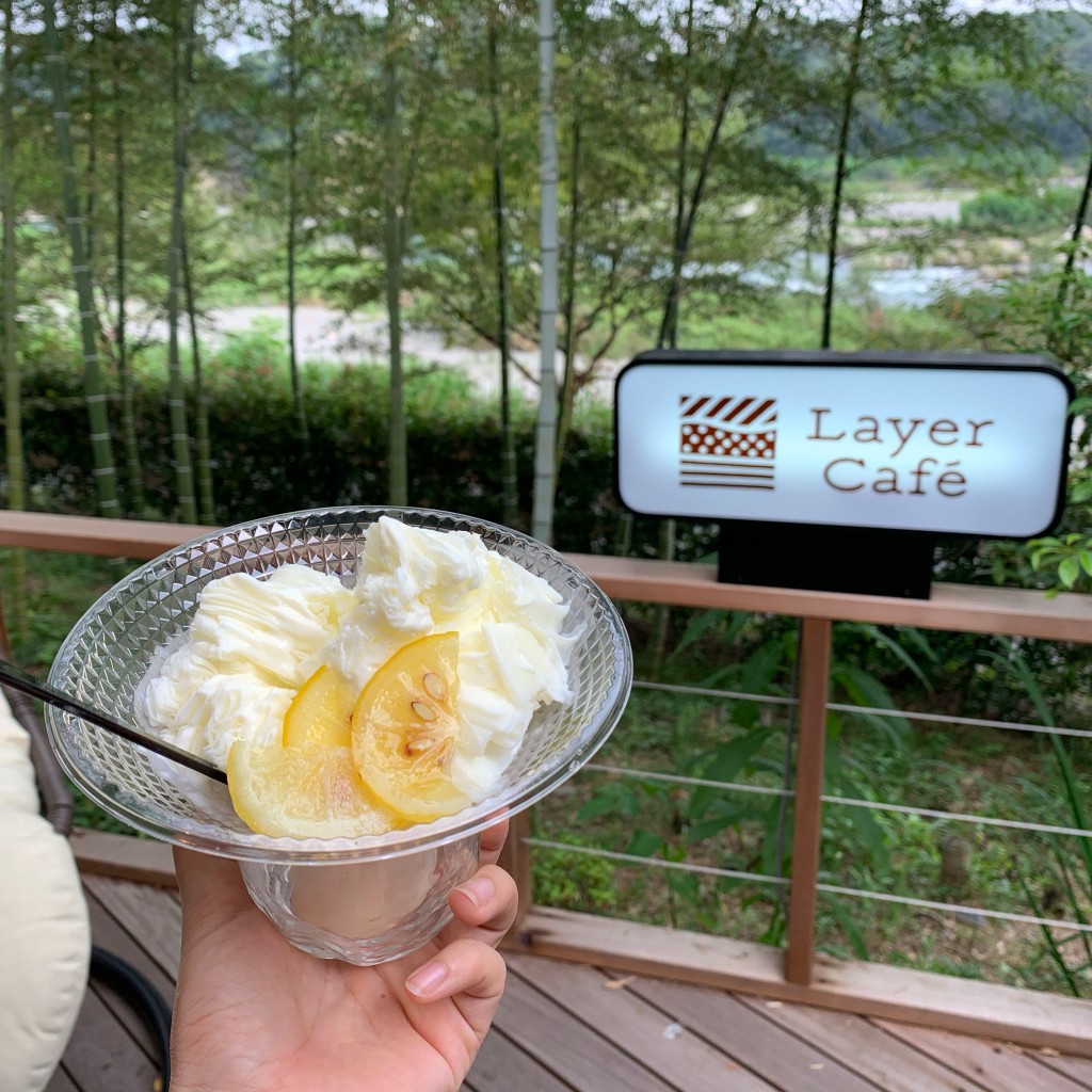 ユーザーが投稿したレモンチーズかき氷の写真 - 実際訪問したユーザーが直接撮影して投稿したカフェレイヤーカフェの写真
