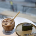 抹茶と大納言のバスクチーズケーキ - 実際訪問したユーザーが直接撮影して投稿した高円寺北カフェRAD BROS CAFEの写真のメニュー情報