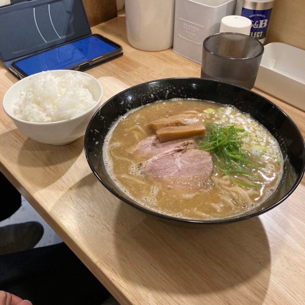 ユーザーが投稿した鶏&魚ラーメンの写真 - 実際訪問したユーザーが直接撮影して投稿した光明院町ラーメン / つけ麺麺屋 Kの写真