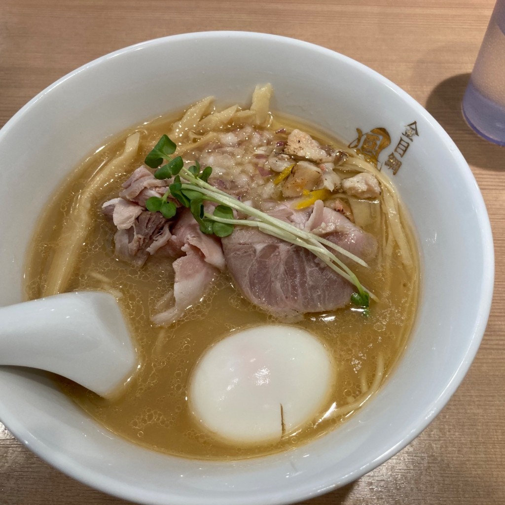 ユーザーが投稿した特製金目鯛パイタンラーメンの写真 - 実際訪問したユーザーが直接撮影して投稿した南幸ラーメン / つけ麺金目鯛らぁ麺 鳳仙花 横浜店の写真