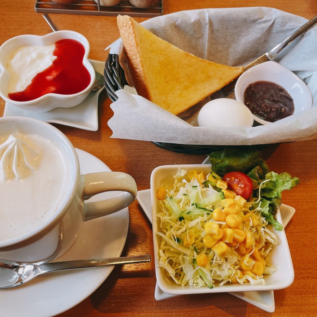 ユーザーが投稿したカフェオレの写真 - 実際訪問したユーザーが直接撮影して投稿した梓川倭カフェ名古屋珈琲店の写真