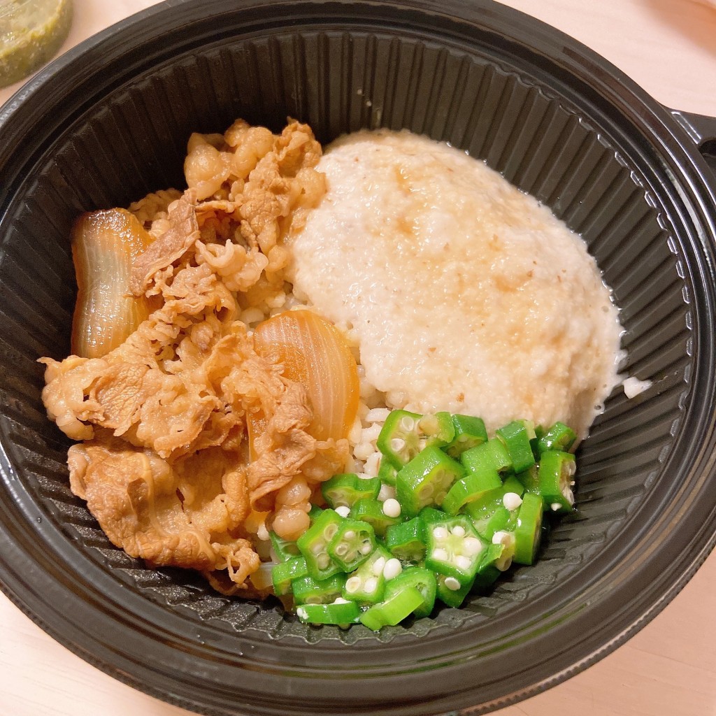 ユーザーが投稿した牛麦とろ丼 並盛の写真 - 実際訪問したユーザーが直接撮影して投稿した仲町牛丼吉野家 飯能駅前店の写真