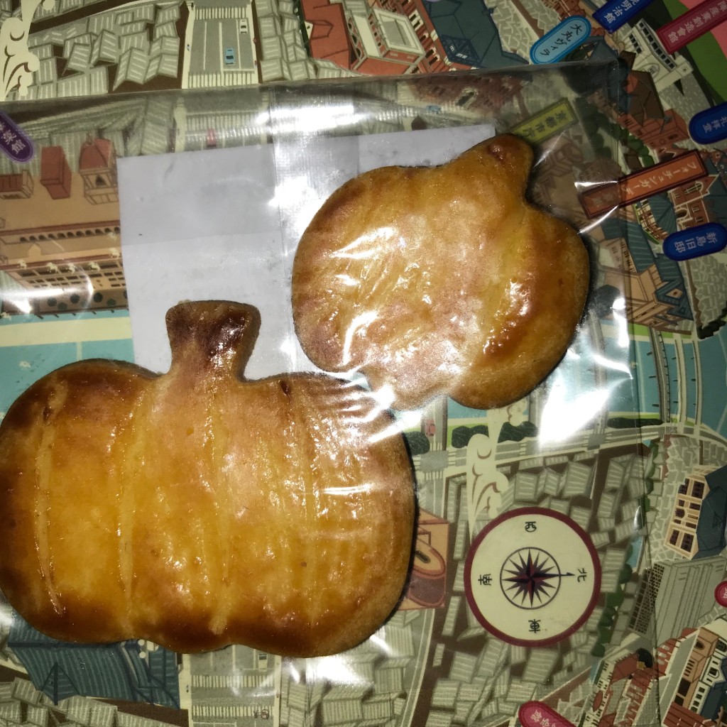 ユーザーが投稿したカボチャクッキーの写真 - 実際訪問したユーザーが直接撮影して投稿した上生洲町スイーツsampoの写真