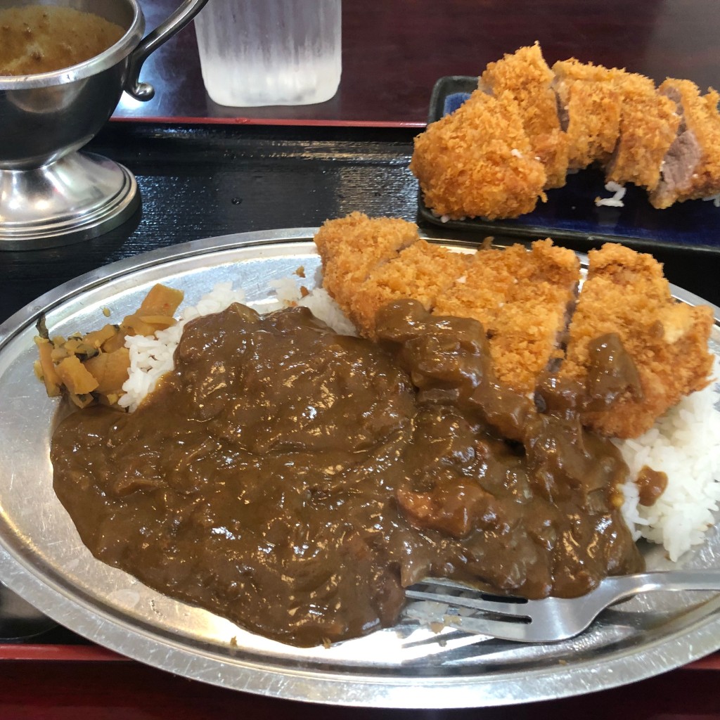 ユーザーが投稿した恵比寿カレーの写真 - 実際訪問したユーザーが直接撮影して投稿した石橋丼もの恵比須屋食堂の写真