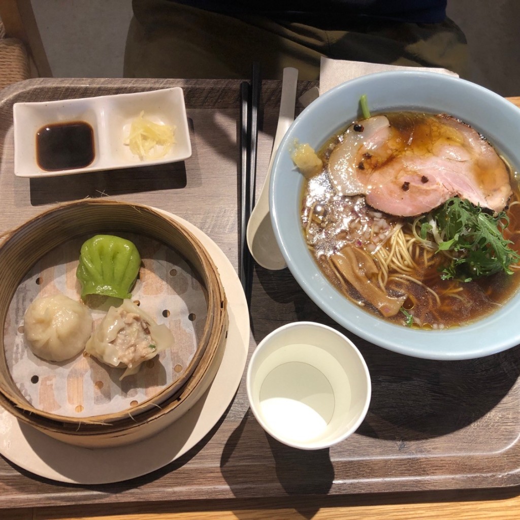 ユーザーが投稿したみなと中華そば+点心セ1の写真 - 実際訪問したユーザーが直接撮影して投稿した新港町台湾料理HASUの写真