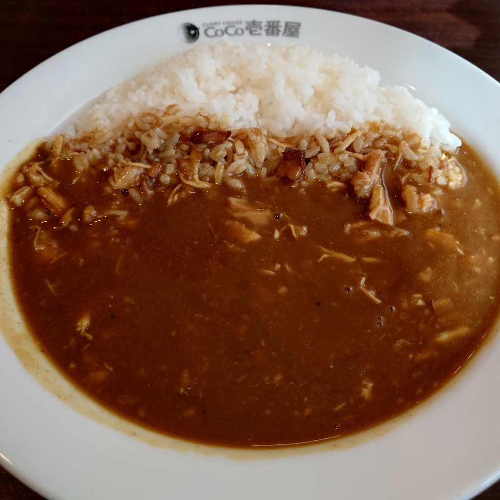 ユーザーが投稿したチキン煮込みカレーの写真 - 実際訪問したユーザーが直接撮影して投稿した東光寺町カレーカレーハウスCoCo壱番屋 博多区筑紫通り店の写真