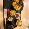 天丼唐揚げセット - 実際訪問したユーザーが直接撮影して投稿した美東町真名和食 / 日本料理味あいの写真のメニュー情報