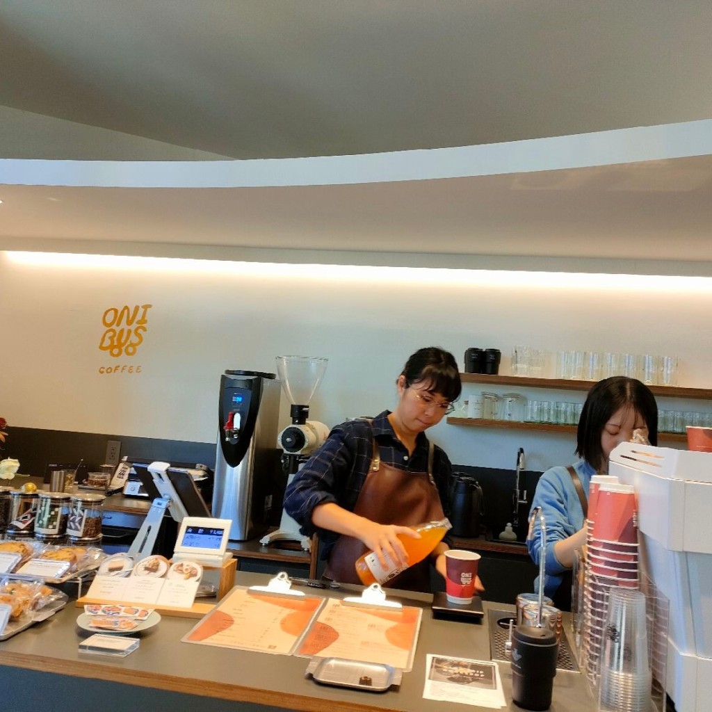 実際訪問したユーザーが直接撮影して投稿した高久乙コーヒー専門店ONIBUS COFFEE 那須店の写真