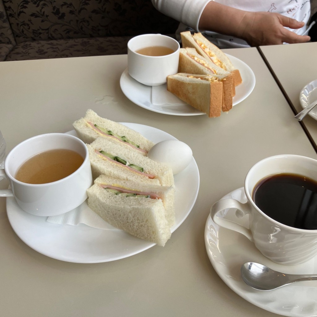 ユーザーが投稿したCモーニングの写真 - 実際訪問したユーザーが直接撮影して投稿した西蒲田喫茶店喫茶室ルノアール 蒲田西口店の写真