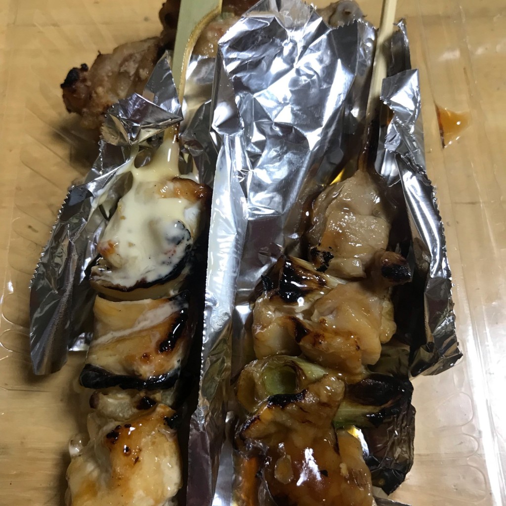 ユーザーが投稿したモモネギ串の写真 - 実際訪問したユーザーが直接撮影して投稿した西大寺国見町鶏料理蔵やの写真